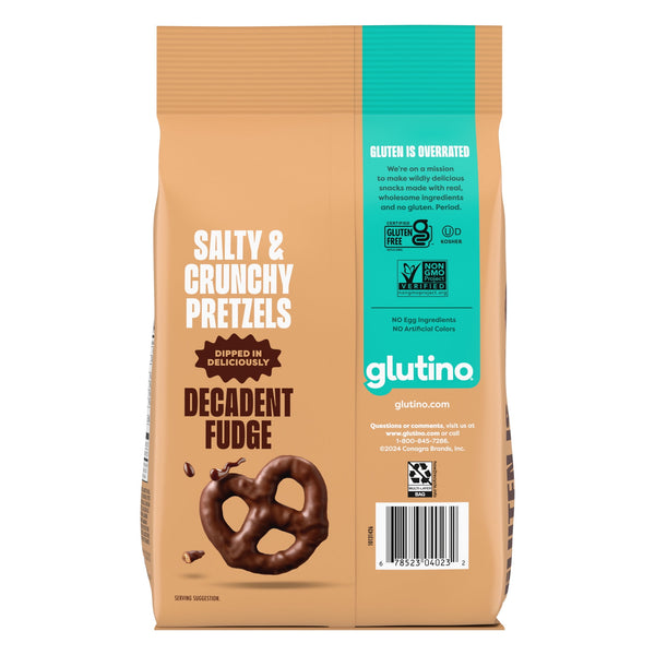 Glutino Chocolate Covered Pretzels - 8