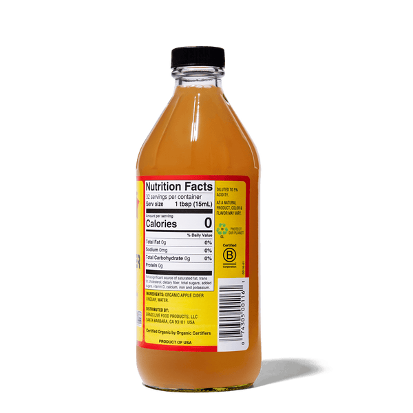 Bragg's Organic Apple Cider Vinegar 16 oz. Raw Unfiltered - 2