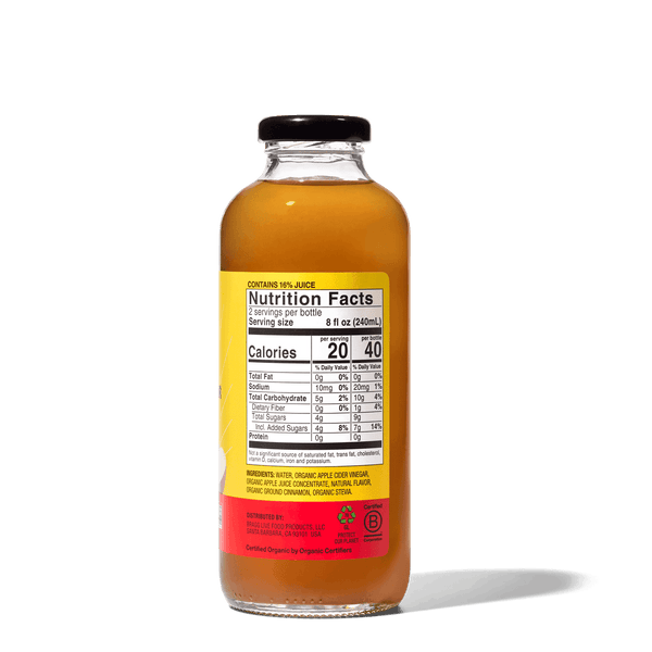 Bragg's Organic Apple Cider Vinegar Refresher, Apple Cinnamon - 2