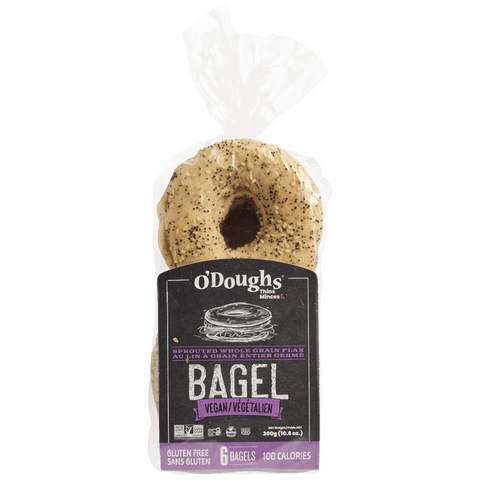 O'Doughs Bagels, Sprouted Whole Grain Flax