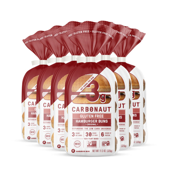Carbonaut Gluten Free Hamburger Buns - 5