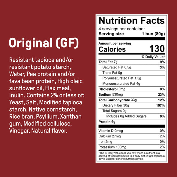 Carbonaut Gluten Free Hamburger Buns - 3