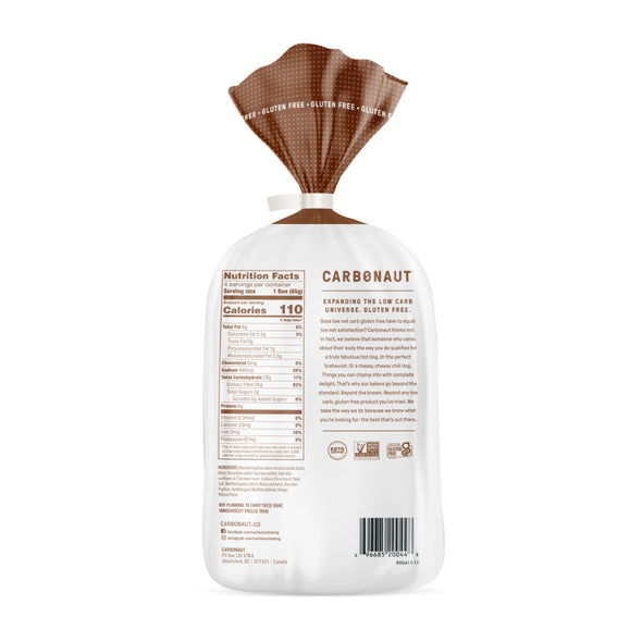 Carbonaut Gluten Free Hot Dog Buns - 2