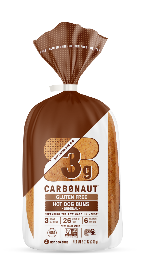 Carbonaut Gluten Free Hot Dog Buns - 1
