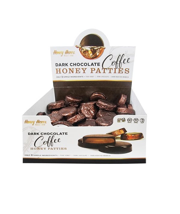 Honey Acres Dark Chocolate COFFEE Chocolate Truffles Honey Patties - 2