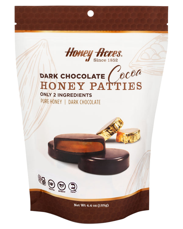 Honey Acres Dark Chocolate COCOA Chocolate Truffle Honey Patties - 1