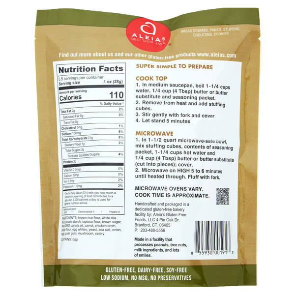 Aleia's Cook Top Stuffing Mix Bundle Pack - 2