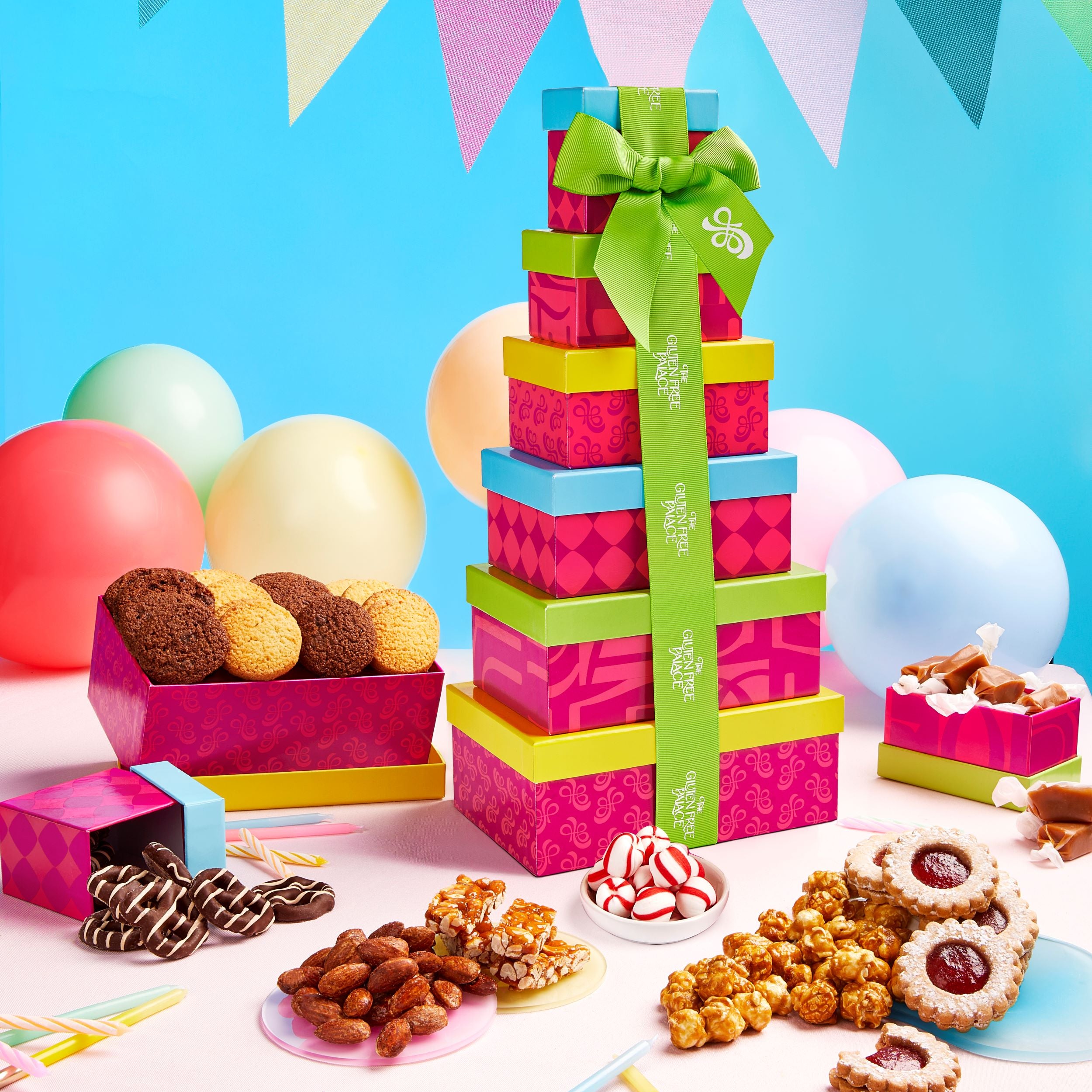 Gluten Free Palace Cookie Treat Gift Tower | GlutenFreePalace
