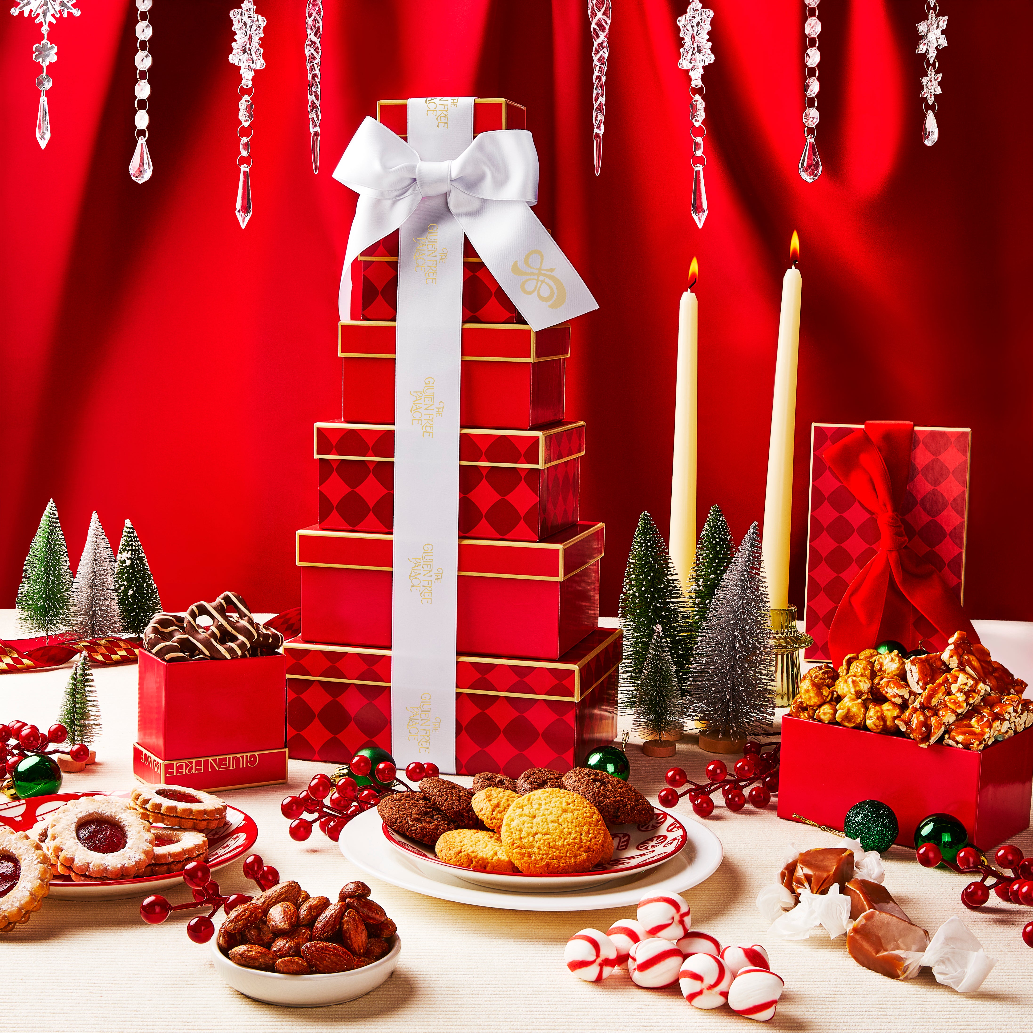 Gluten Free Holiday Delight Christmas Gift Tower | GlutenFreePalace