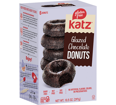 Katz Gluten Free Glazed Chocolate Donuts