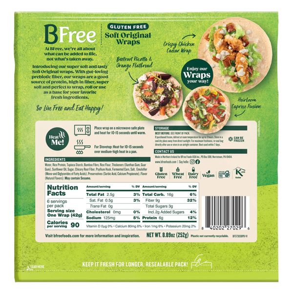 Bfree BFree Original Wraps | GlutenFreePalace