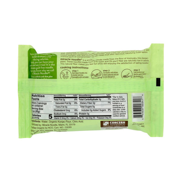 Miracle Noodle, Organic Spaghetti - 6 Pack - 2