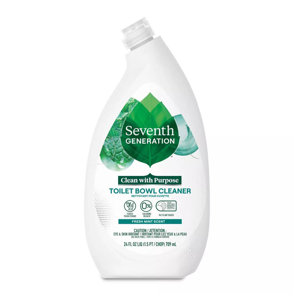 Seventh Generation Toilet Bowl Natural Cleaner, Mint [Case of 4] - 1