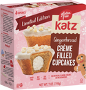 Katz Creme Filled Cupcakes - Gingerbread - 1