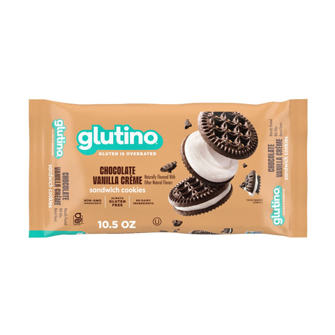 Glutino Chocolate Vanilla Creme Cookies