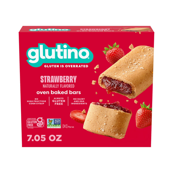 Glutino Strawberry Breakfast Bars - 1