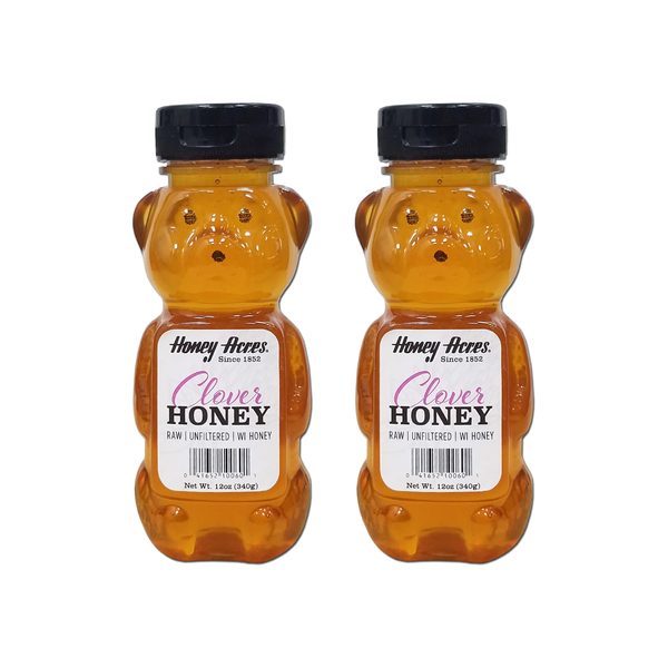 Honey Acres Honey, Pure Clover Honey Bear - 5