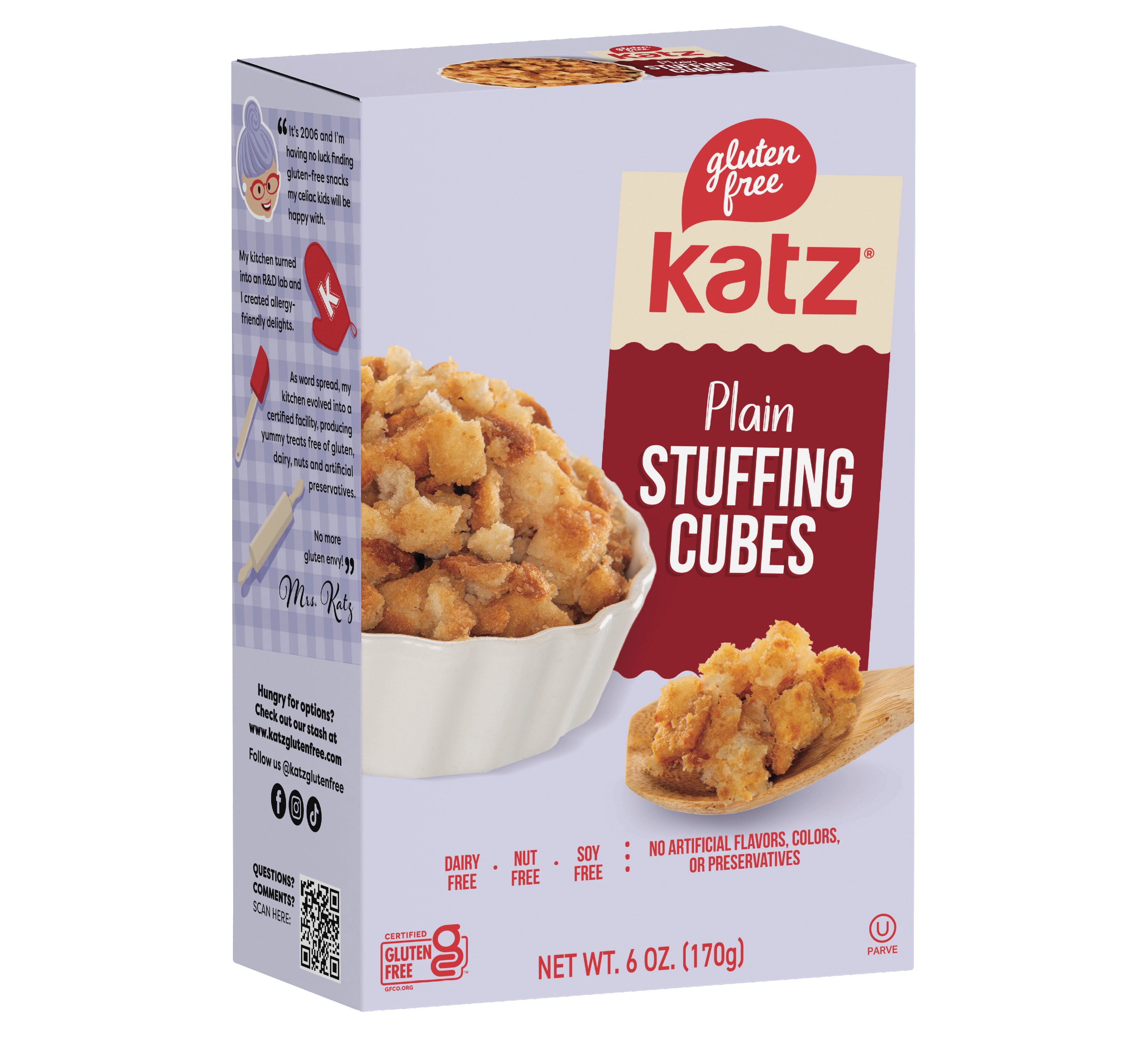 Katz Gluten Free Plain Stuffing Mix | GlutenFreePalace
