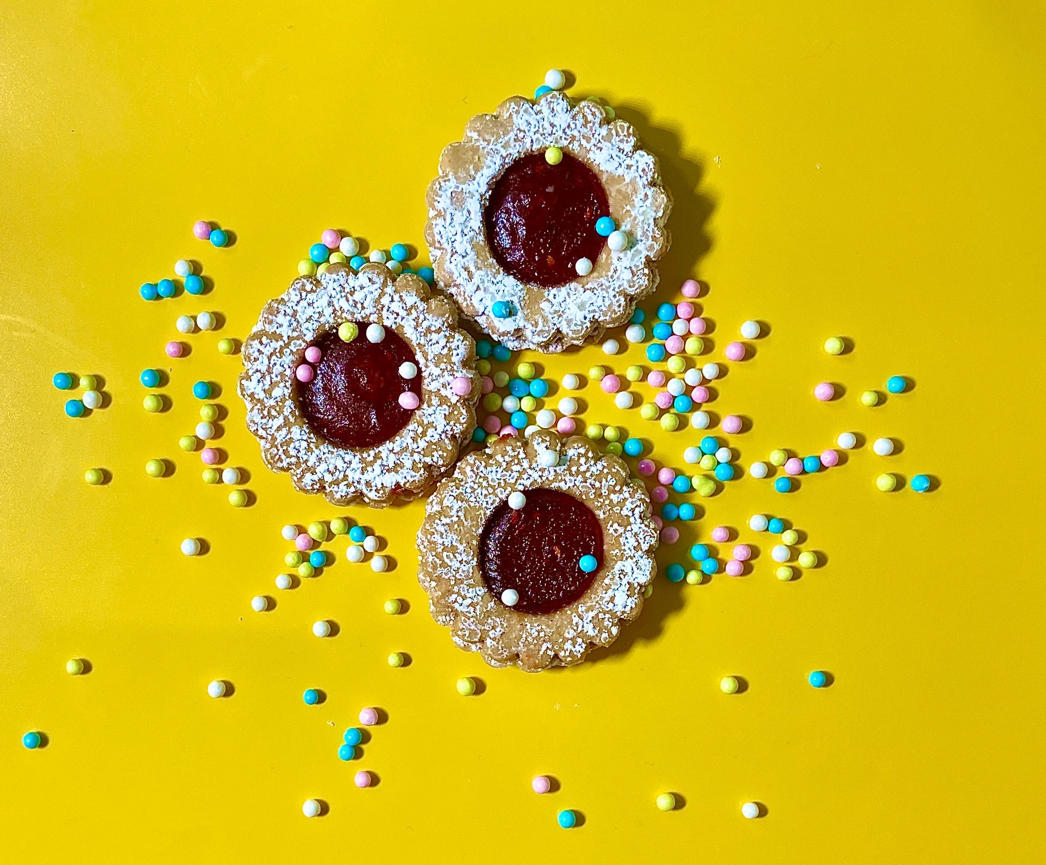 Gluten Free Palace Mini Pack Cookies, Raspberry Linzer Cookies