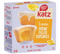 Katz Creme Filled Cupcakes, Lemon - 1