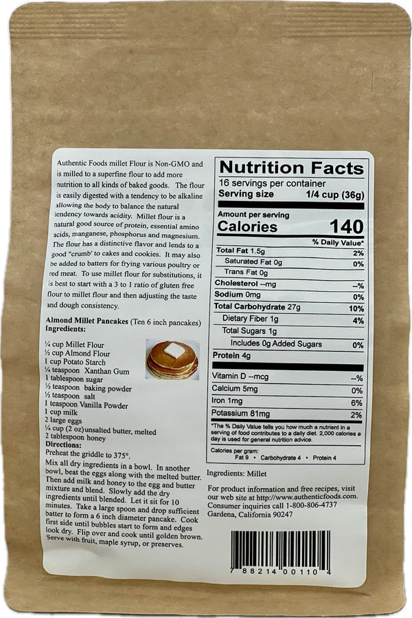 Authentic Foods Superfine Millet Flour - 2