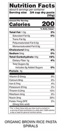 Tinkyada Gluten Free Organic Brown Rice Pasta, Spirals, 12 Oz (Pack of 12) - 4