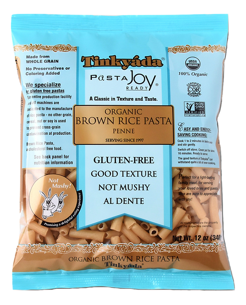 Tinkyada Organic Brown Rice Pasta, Penne, 12 Ounce - 1