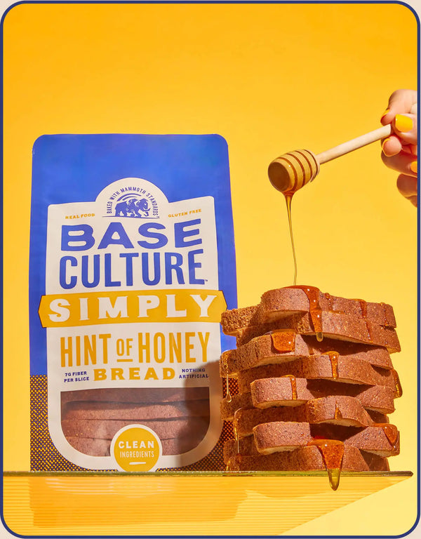 ✨BASE BREAD•99個•8種類・1個157円 Base Culture Gluten Free Simply Hint of Honey Bread | GlutenFreePalace