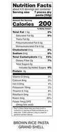Tinkyada Gluten Free Brown Rice Pasta, Grand Shells, 8 Oz (Pack of 12) - 3