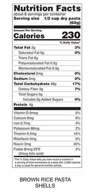Tinkyada Brown Rice Pasta, Shells, 16 Ounce - 3