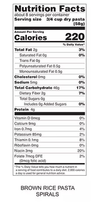 Tinkyada Gluten Free Brown Rice Pasta, Spirals, 16 Oz (Pack of 12) - 4