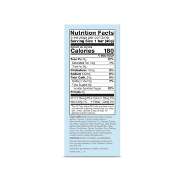 Pamela's Whenever Bars, Oat Raisin Walnut Spice [6 Pack] - 4