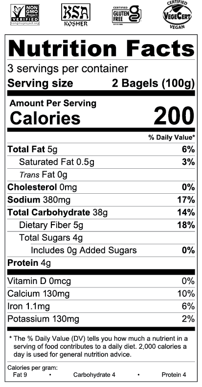 O'Doughs Bagels, Sprouted Whole Grain Flax - 2