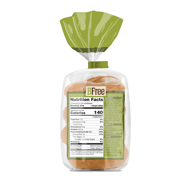 BFree Plain Bagels - 2