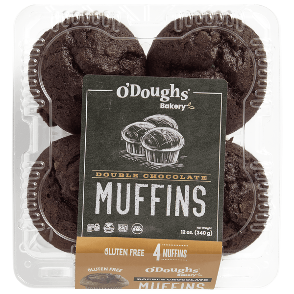 O'Doughs Muffins, Double Chocolate - 1