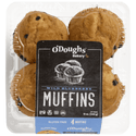 O'Doughs Muffins, Wild Blueberry - 1