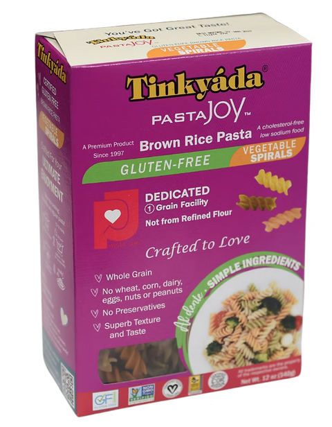 Tinkyada Brown Rice Pasta VEGETABLE SPIRALS