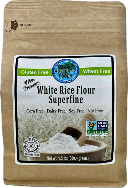 White Rice Flour 1 Pack by Authentic Foods White Rice Flour 1 Pack by Authentic Foods