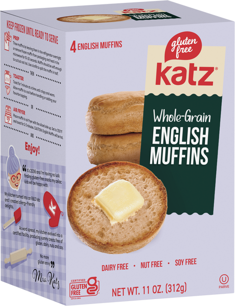 Katz Whole Grain English Muffins