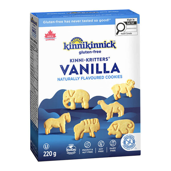 Kinnikinnick KinniKritters Animal Cookies Vanilla - 1