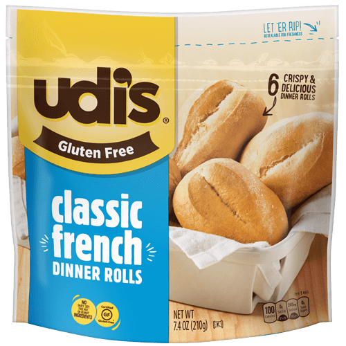 Udi's Classic French Dinner Rolls - 1