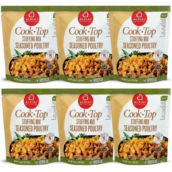 Aleia's Cook Top Stuffing Mix- Seasoned Poultry - 7
