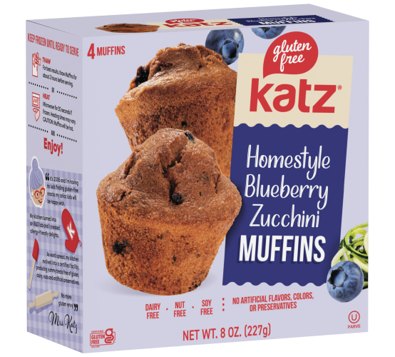 Katz Blueberry Zucchini Muffins - 1