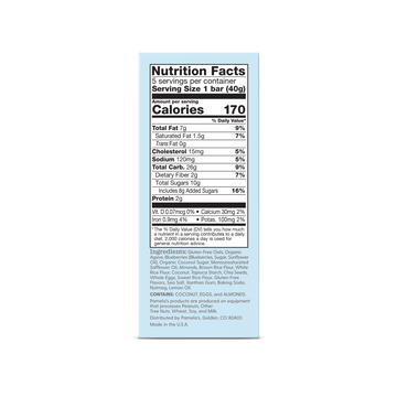 Pamela's Whenever Bars, Oat Blueberry Lemon [6 Pack] - 5