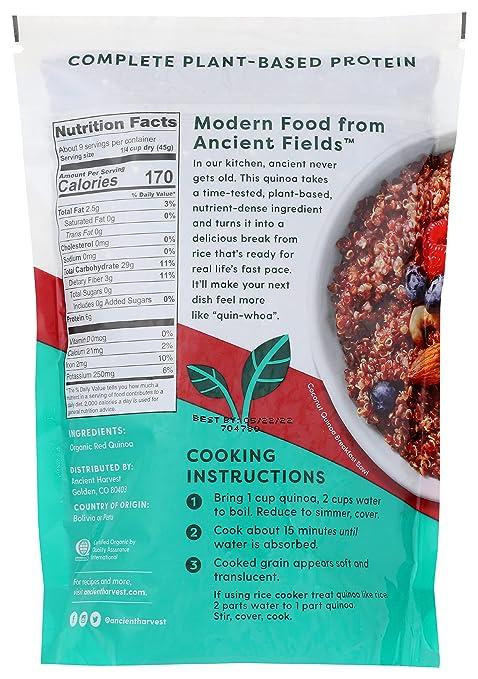 Ancient Harvest Organic Quinoa, Inca Red (12 Pack) - 2