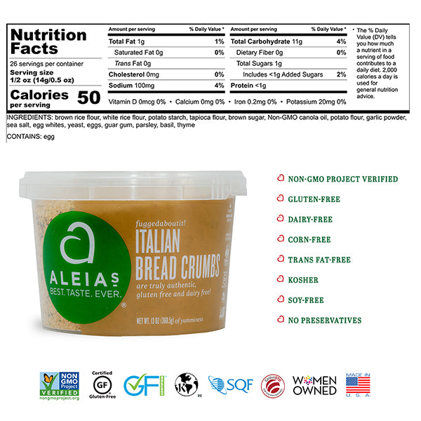 Aleia's Italian Bread Crumbs - 3