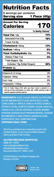 Katz Gluten Free Heavenly Creme Cakes, Chocolate - 5