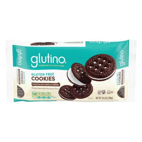 Glutino Chocolate Vanilla Creme Cookies