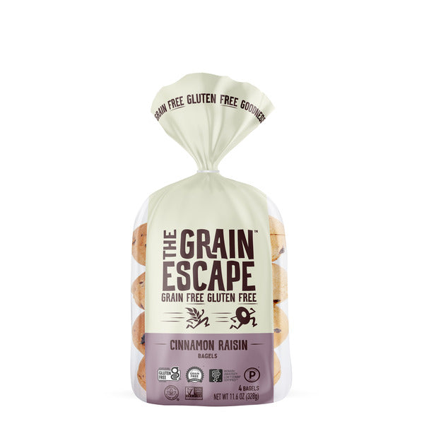 The Grain Escape Cinnamon Raisin Bagels - 1