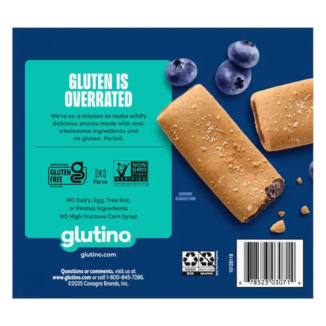 Glutino Blueberry Acai Breakfast Bars - 8